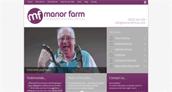 Desktop Screenshot of manorfarmca.com